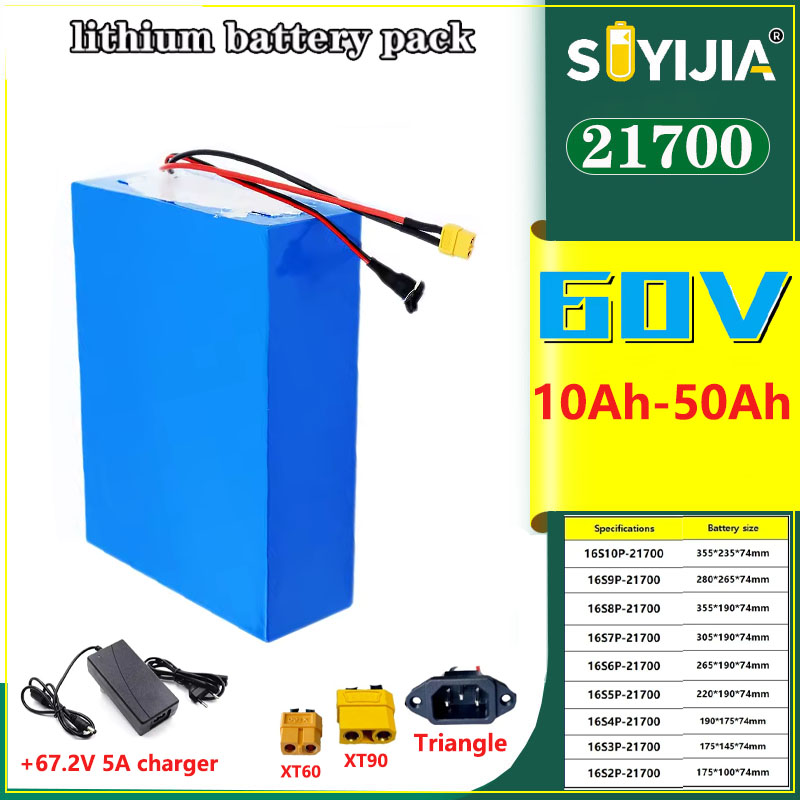 Nueva Batería de Iones de Liti - 60V 30Ah Electric Scooter Battery reseña y precio
