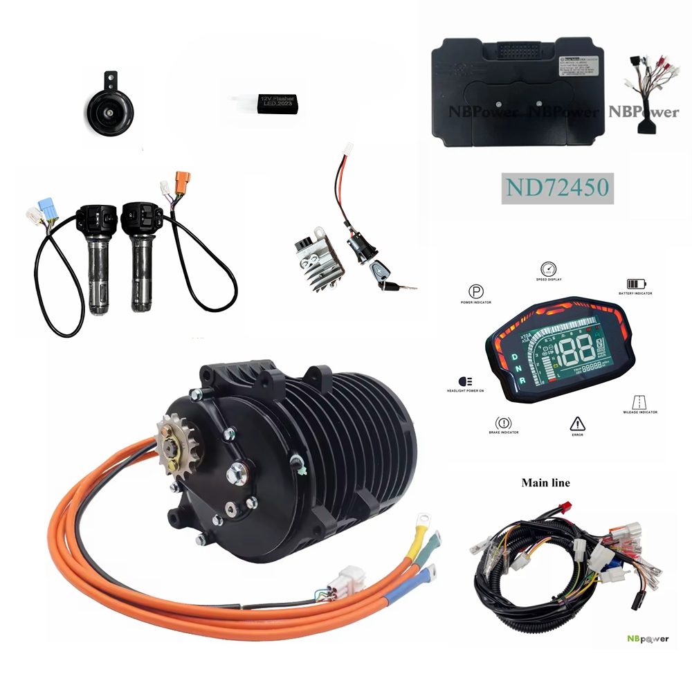 Kit de Conversión de Motor de  - Mid Drive Motor Kit 72V 3000W reseña y precio