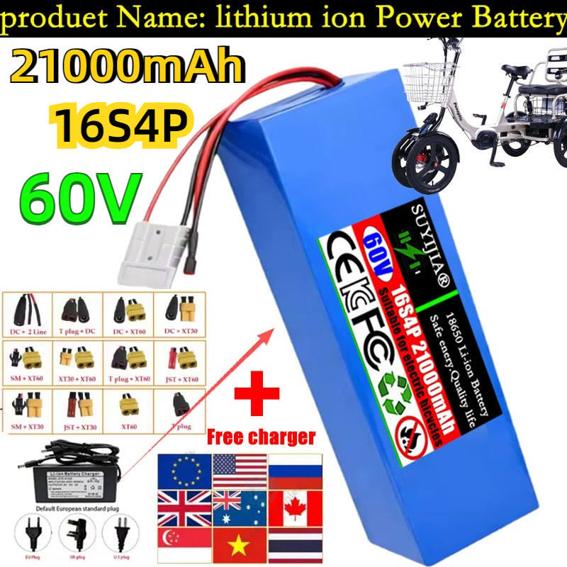60V 21Ah nuevo paquete de bate - 60V 30Ah Electric Scooter Battery reseña y precio