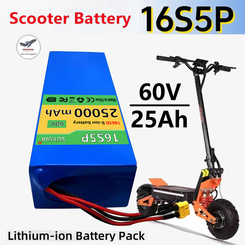 Batería Recargable De Iones De - 60V 30Ah Electric Scooter Battery reseña y precio