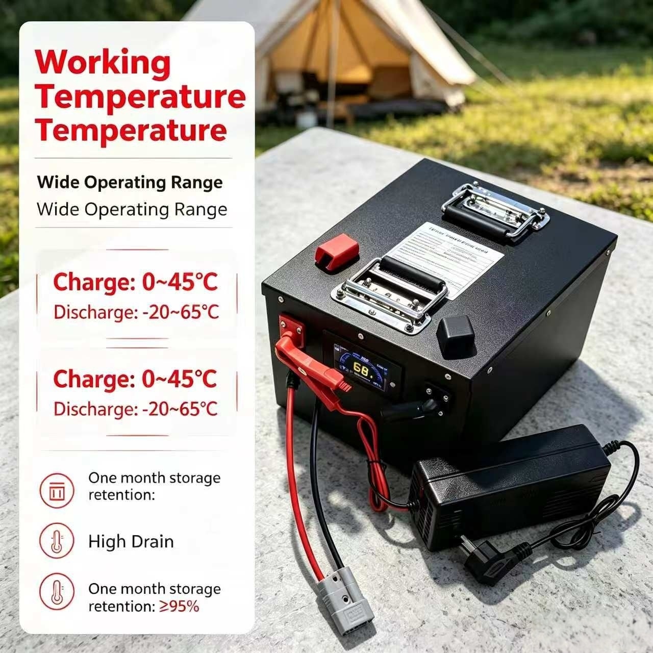 Paquete de baterías recargable - 72V 60Ah Lifepo4 Battery Pack reseña y precio